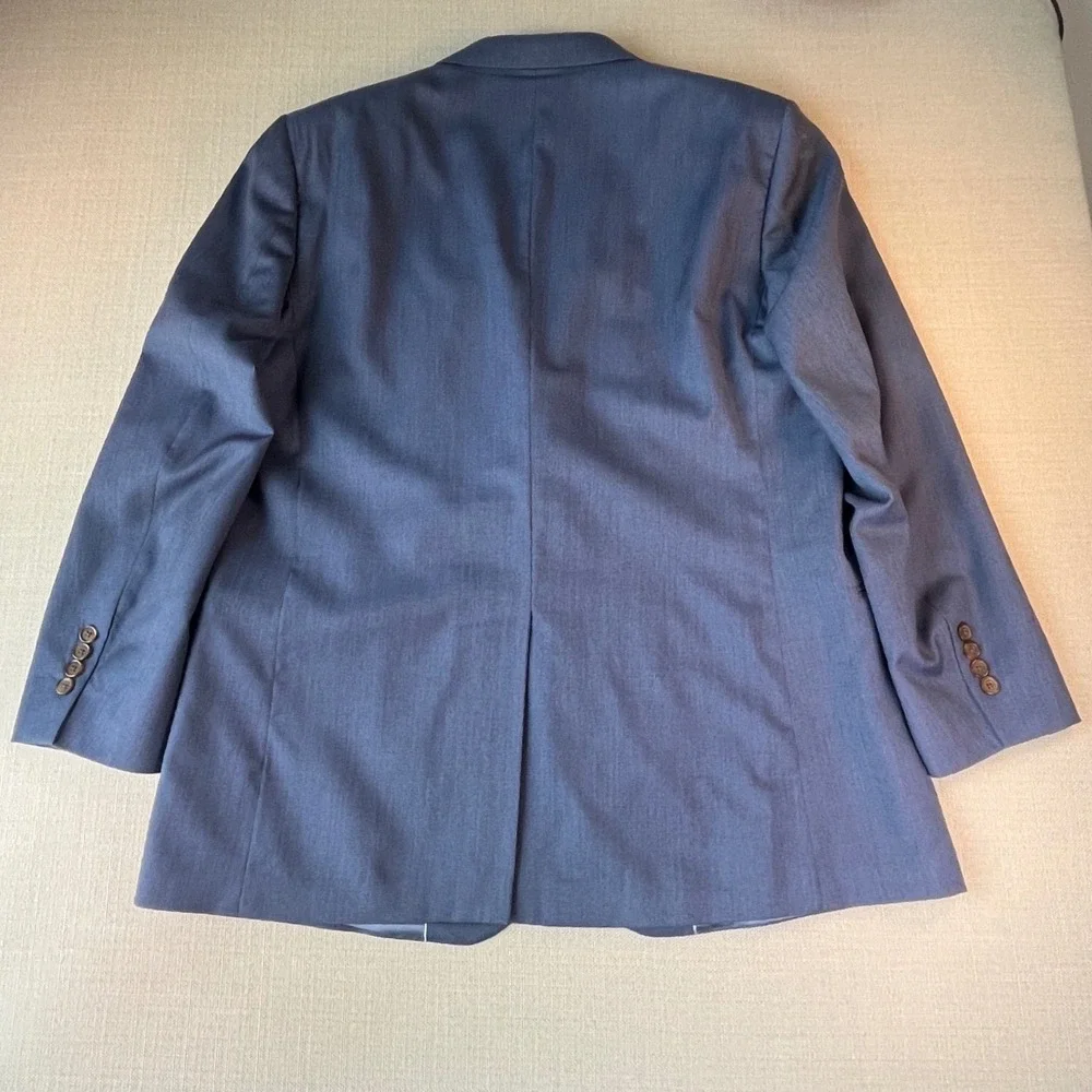Brooks Brothers Blazer Mens 46R Blue Fitzgerald Fit Tollegno 1900 Wool Jacket